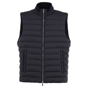 Fedeli Men Reversible Cashmere And Technical Quilted Gilet